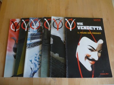 V wie Vendetta 1 - 6 Carlsen Serie Komplett Moore LLoyd