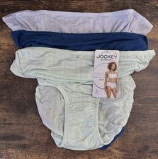 NWT Women s Jockey Size 7 or Large Modal Stretch Supersoft Brief Panty 3 Pack