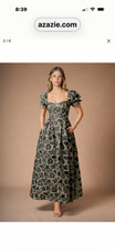 Azazie black and gold Amy Dress