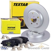 Textar Bremsscheiben Ø300 +BremsbelÄGe Hinten FÜR Audi A4 B8 A5 8T 8F Q5 8R