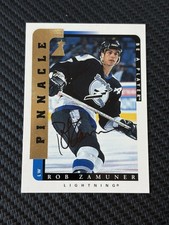 1997 Pinnacle Be a player auto 🏒 Rob Zamuner #114 🏒 Lightning