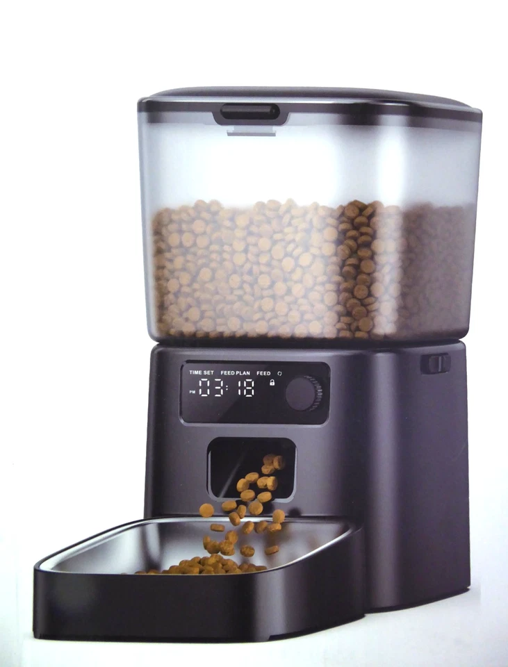 Futterautomat Katze, Katzenfutter Automat Oneisall 3.5L , Programmierbarer Timer