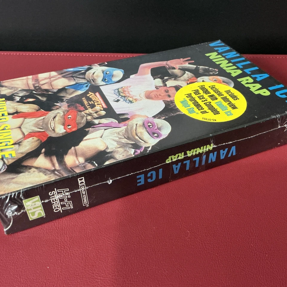 NINJA RAP - VANILLA ICE TEENAGE MUTANT NINJA TURTLES - RARE SEALED VHS - NICE! - Image 4 of 4