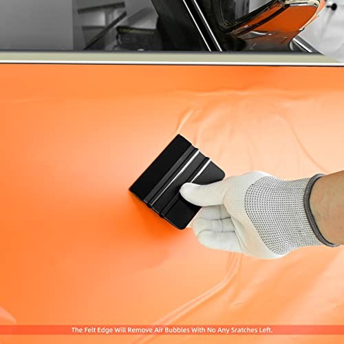  50pcs Vinyl Squeegee Bulk 4 Inch Car Vinyl Scraper Decal Applicator Black
