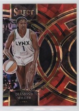 2024 Panini Select WNBA Premier Level Red Ice Prizm Diamond Miller #169 0o3x