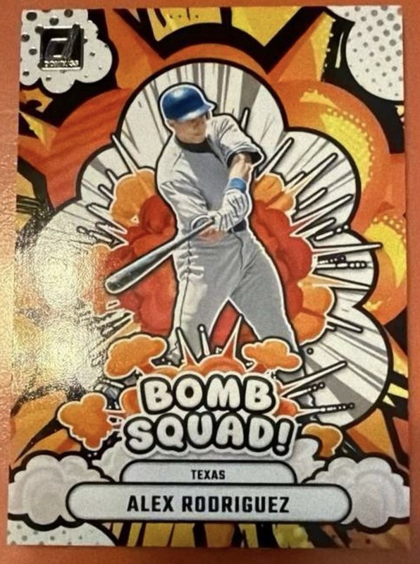 Panini Donruss 2025 Bomb Squad Alex Rodriguez #15 Texas Rangers Baseball Card