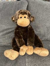 Toys "R" Us Brown Monkey Chimp Plush Large Stuffed Animal Soft Washable 2015