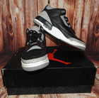 Men's Size 14 Jordan 3 Retro OG Mid Black Gray Cement w/box DN3704-010