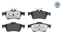 Bremsbelagsatz, Scheibenbremse MEYLE-PD: Advanced Performance A 025 241 3716/PD