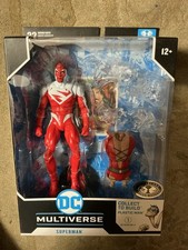 McFarlane DC Multiverse JLA SUPERMAN  Red  PLATINUM EDITION Plastic Man BAF MIP