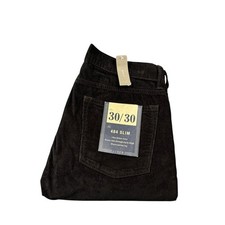 J.Crew Dark Brown Corduroy 484 Slim Fit Men  s 5 Pocket Pant Size 30x30 NWT