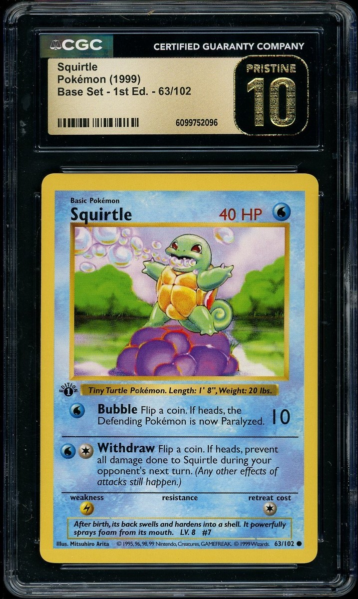 squirtle pokemon card first edition Pokémon Squirtle 151 Alt Art 170/165 – Grail Collectibles AZ