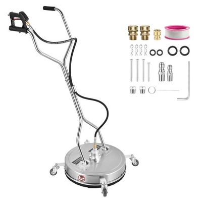 #ad 24quot; Pressure Washer Surface Cleaner Dual Handle Surface Cleaner Stainless Steel $182.18