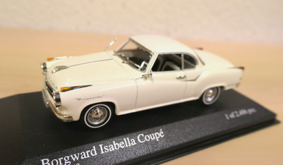 Maxichamps 1:43 - Borgward Isabella Coupé - doverweiß - (40)