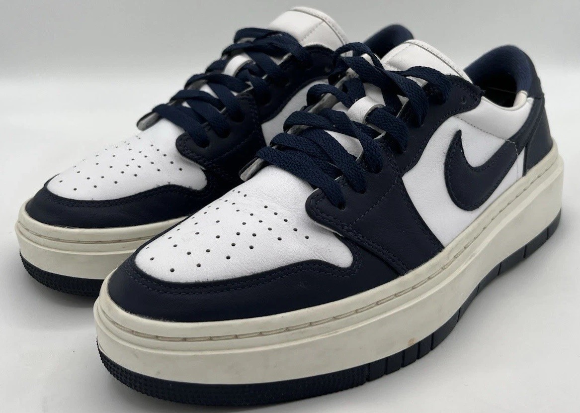 Nike Air Jordan 1 Low Elevate Women's Size 10 Midnight Navy