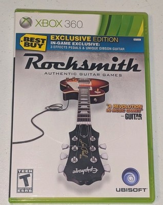  Rocksmith Best Buy Exclusive Edition Xbox 360 Tested