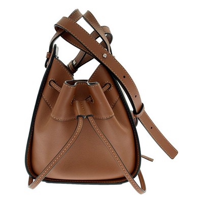 LOEWE Hammock Drawstring Mini Brown 2WAY Bag Used