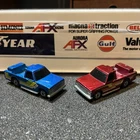 Vintage Hot Wheels 1984 Blue & Red X-15 Crack-Up Pick Up Trucks Bumper Thumper