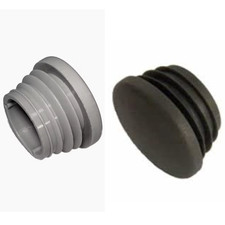GALVANISED KEY CLAMP 133 PLASTIC END CAP ( either black or grey)