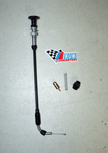 Mikuni HSR42 HSR45  Carburetor Choke parts kit  w/cable and Free Tuning Manual - 第 1/3 張圖片