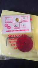NOS VINTAGE WELDUN ENGINEERING  64 Tooth DRAG GEAR SPUR GEAR SLOT CAR 1/24 64P