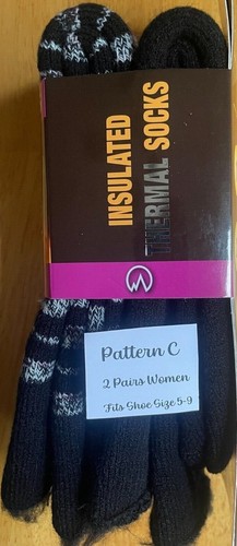 2 PAIRS POLAR EXTREME WOMEN INSULATED Thermal Socks Shoe Size 5-9 XTRALite - Picture 15 of 29