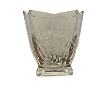 Vase Studio Crystal Collection Fine Clear Glass Bud Vase 4 1/2 in Flowers Tulips