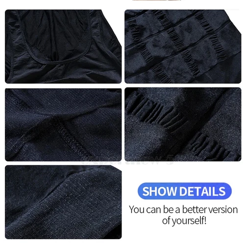 Herren Kompressionsshirt zum Verbergen von Gynäkomastie Moobs Shapewear Weste - Picture 12 of 23