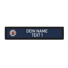 Namenspatch personalisiert Polizei Polizeistern Rheinland-Pfalz RLP #43556
