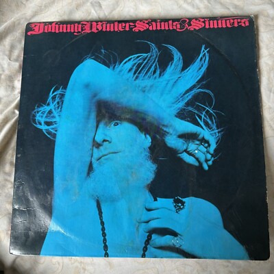 Johnny Winter Saints & Sinners - 12  vinyl record lp 1974 CBS Columbia Records