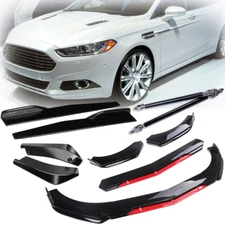 For Ford Fusion 2006-2020 Front Rear Bumper Lip Spoiler+Splitter Body Kits G N