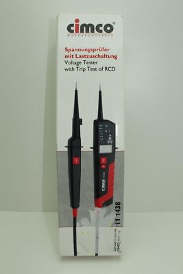Cimco 111438 Spannungsprüfer mit Lastzuschaltung Voltage Tester ''Neu&OVP''
