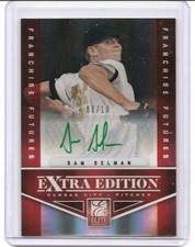 2012 Elite Extra Edition Sam Selman Futures Green Ink Auto Card /10 Kansas City