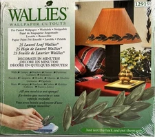 Laurel Leaf Wallies 25 Wallpaper Cutouts Pre-pasted Country Cottage Granny Core