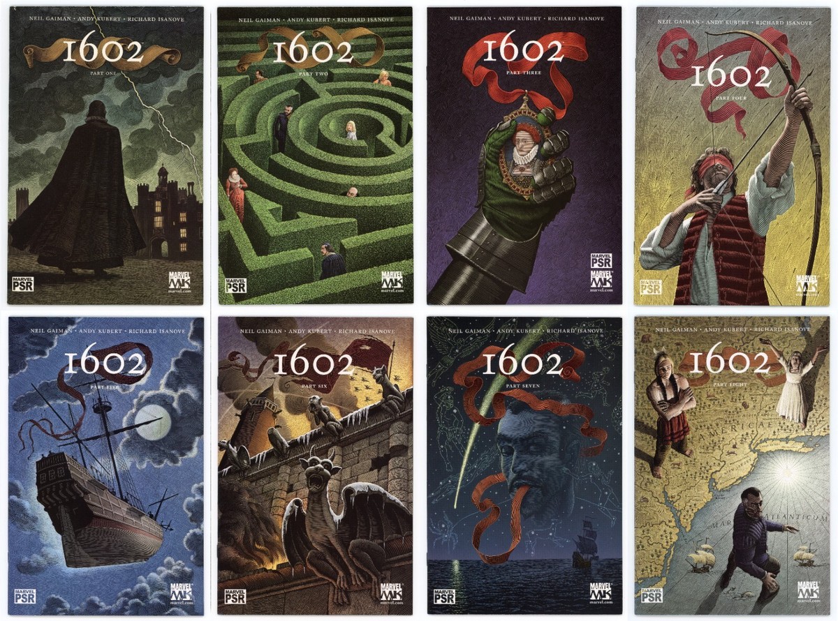 Marvel 1602 #1-8 (VFNM COMPLETE SET) 1st Peter Parquagh What If