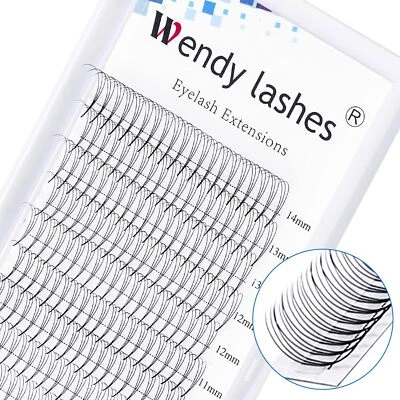 PRE MADE Russian Lash Volume Fan Lashes 3-12D Eyelash Extensions Pre Made fan