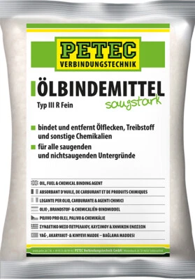 PETEC 72320 20kg Ölbindemittel Typ III R Granulat fein ÖlBond Chemikalienbinder