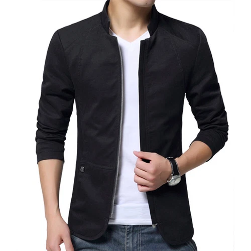 Men's Casual Slim Fit Business Formal One Button Suit Blazer Coat Jacket Tops - Picture 7 of 21