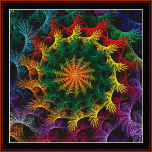 10 Off Cross Stitch Collectibles Counted Xstitch chart Fractal 637