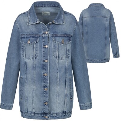 Rock Creek Designer Damen Jeans Jacke Denim Übergangjacke Jeansjacken D-480 NEU