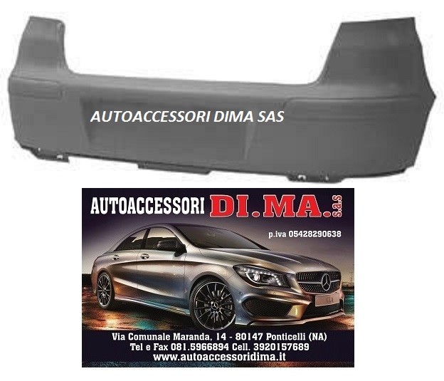 PARAURTI POSTERIORE SEAT IBIZA DAL 2002 AL 2006 DA VERNICIARE  NUOVO SPED GRATIS