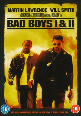 Bad Boys I & II (2003) 2-Film Set DVD, Martin Lawrence, Will Smith