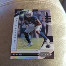 2020 Panini Prizm Draft Picks KJ Hamler #122 Silver RC Rookie Card Broncos K.J.