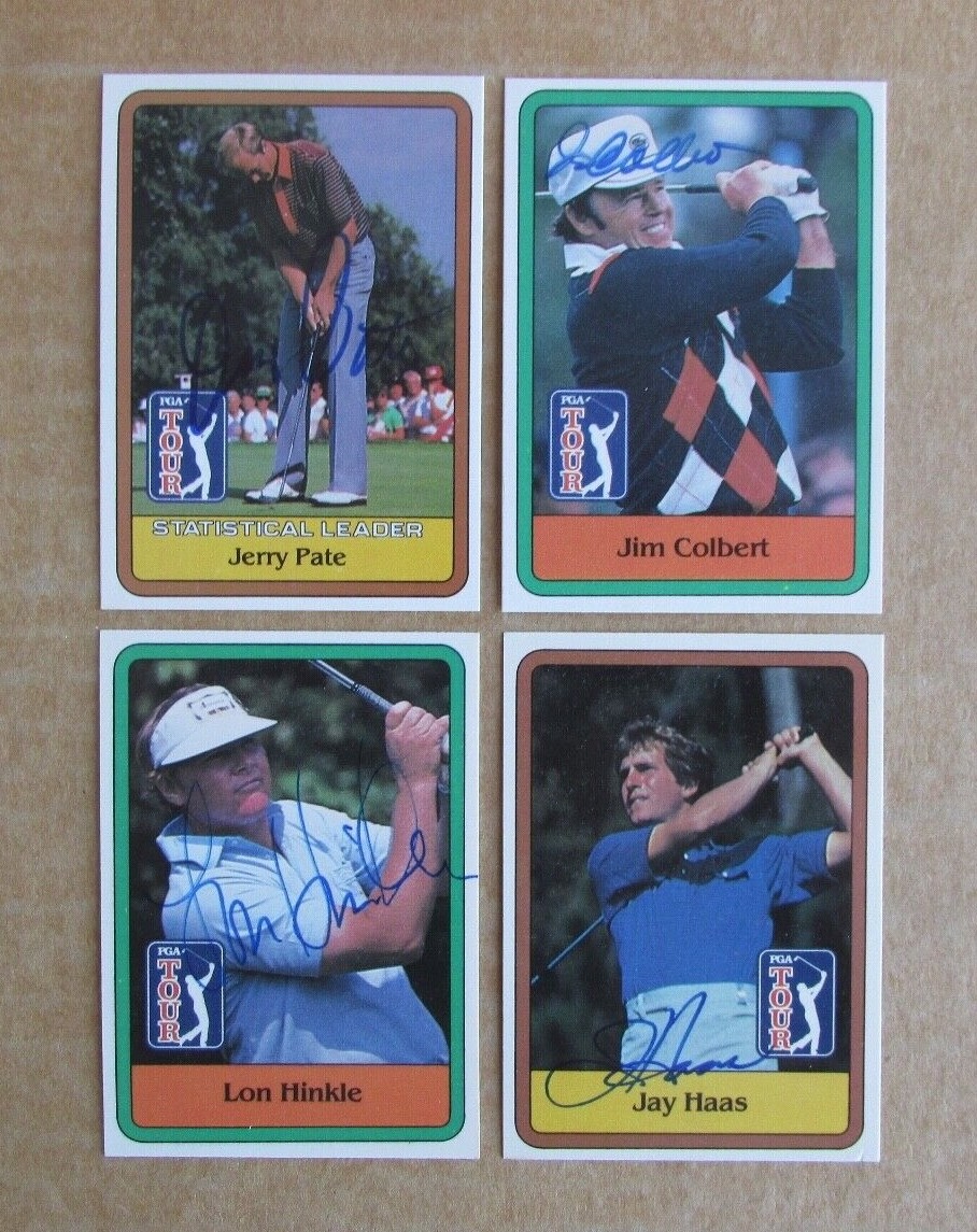 1981 DONRUSS GOLF SIGNED AUTOGRAPHED CARD SINGLES U-PICK CHOOSE