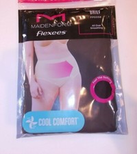 Maidenform Flexees Size Small Brown Smoothing Light Control Brief Panties