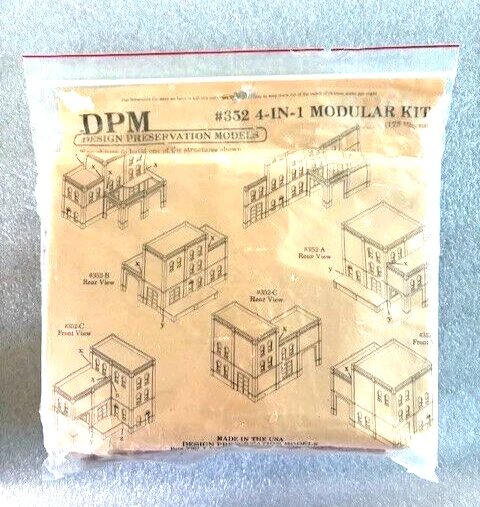 DPM Huge Modular Set - HO Scale 1:87 Model Building Kit Design Preservation 352 - Image 2 of 4