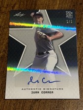 JUAN PABLO CORREA 2020 Leaf Perfect Game AUTOGRAPH #1/1 CHARLOTTE, APP STATE