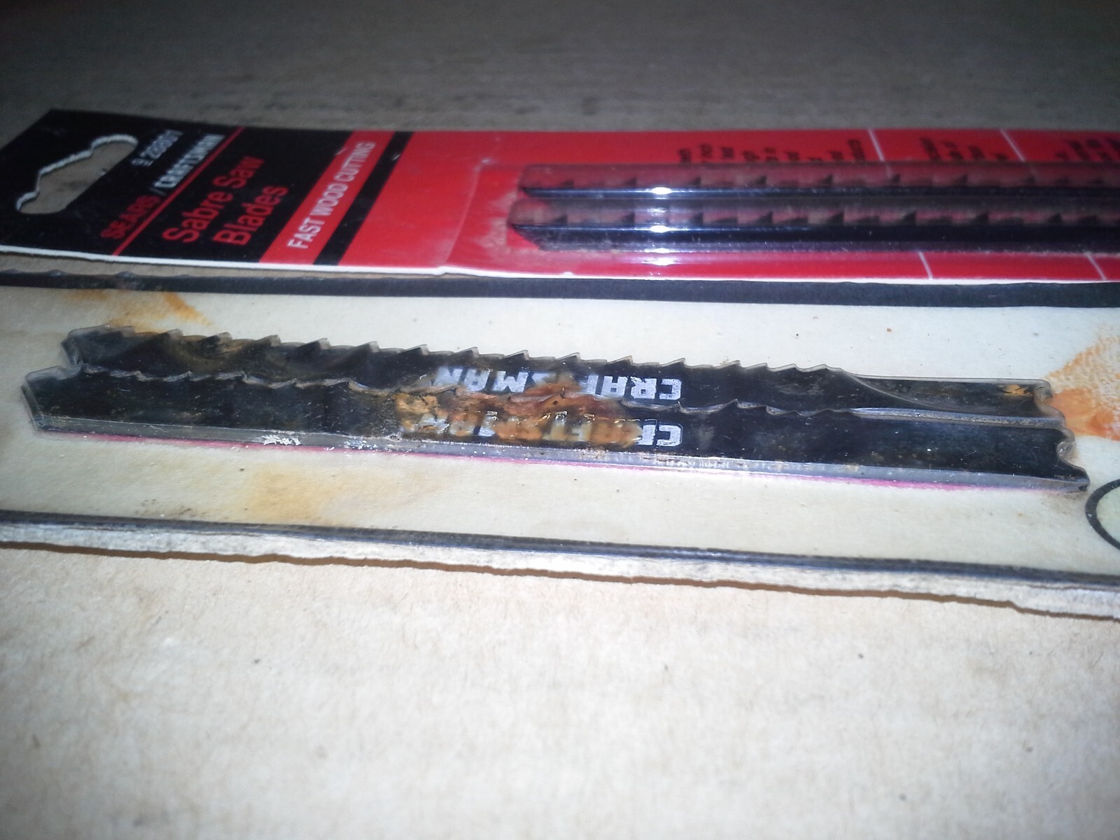 Vintage. Sears Craftsman Sabre Saw Blades 9_28802 & 9_28801. NOSRust