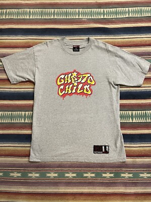 Vintage Ghetto Child Skateboard Wheels Skate T Shorty s Tshirt Size L Chad Muska