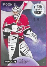2022-23 Upper Deck Synergy JACK LAFONTAINE Rookie Light up the Night 23/75 Pink